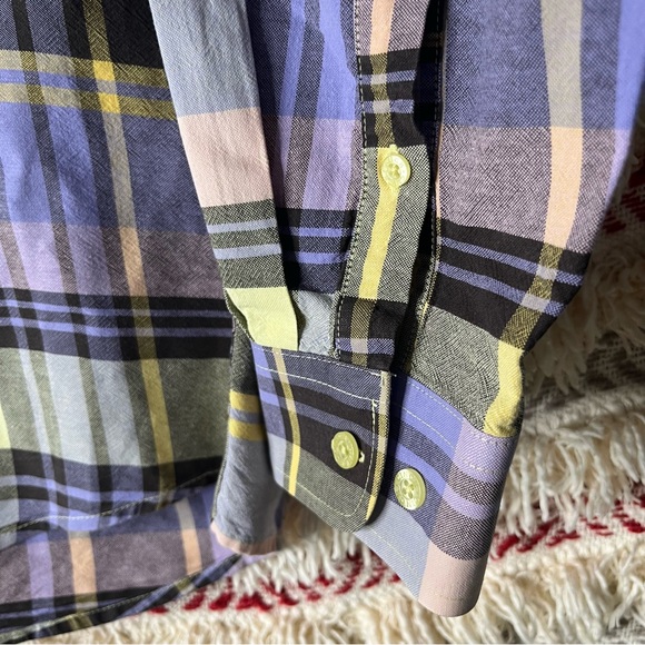 Cinch Plaid Multicolor Rodeo Shirt Size XS - Picture 2 of 5